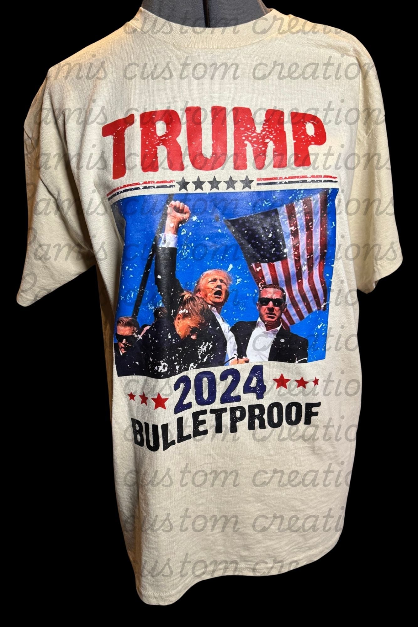 "TRUMP 2024 Bulletproof" Graphic Tee