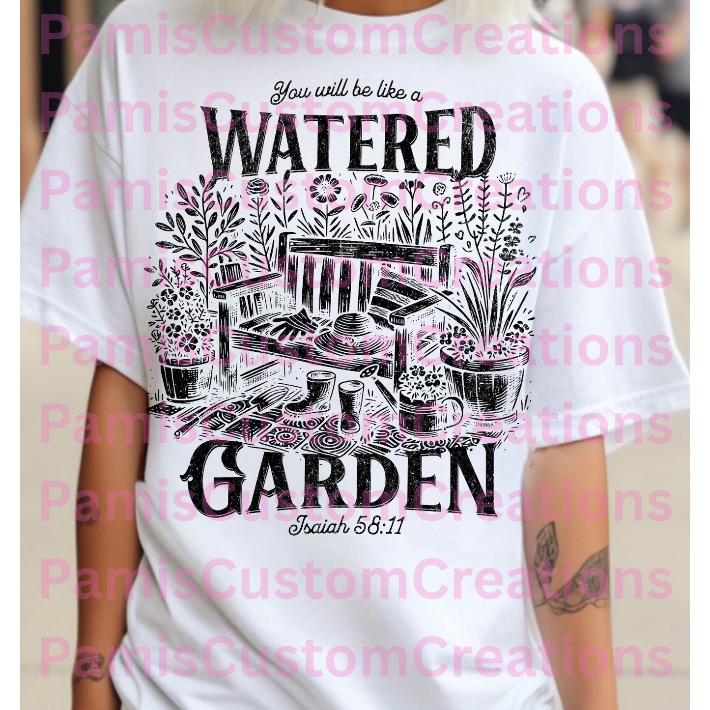 "Watered Garden" Graphic Tee
