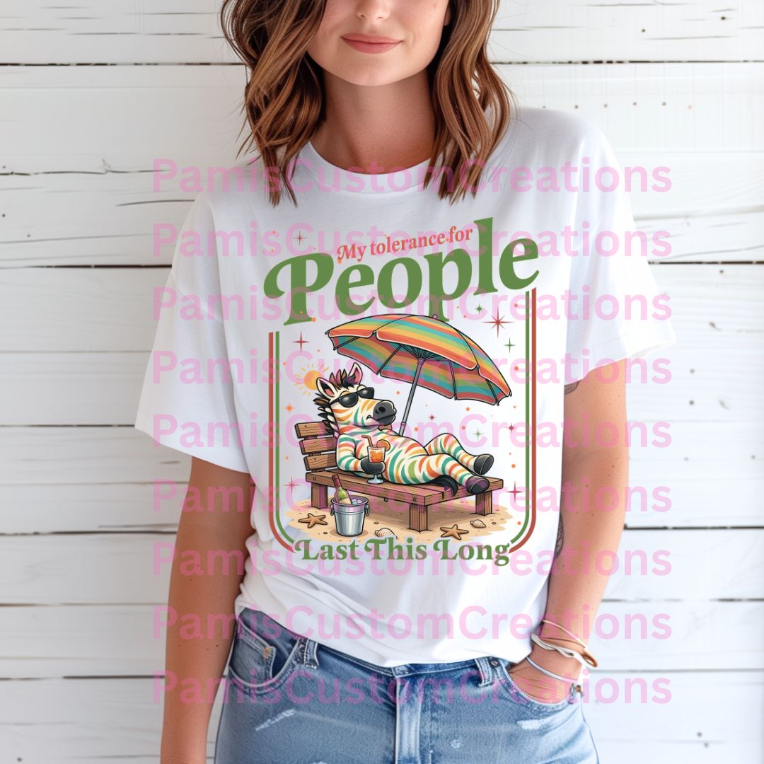 "Funny Zebra Shirt" Graphic Tee