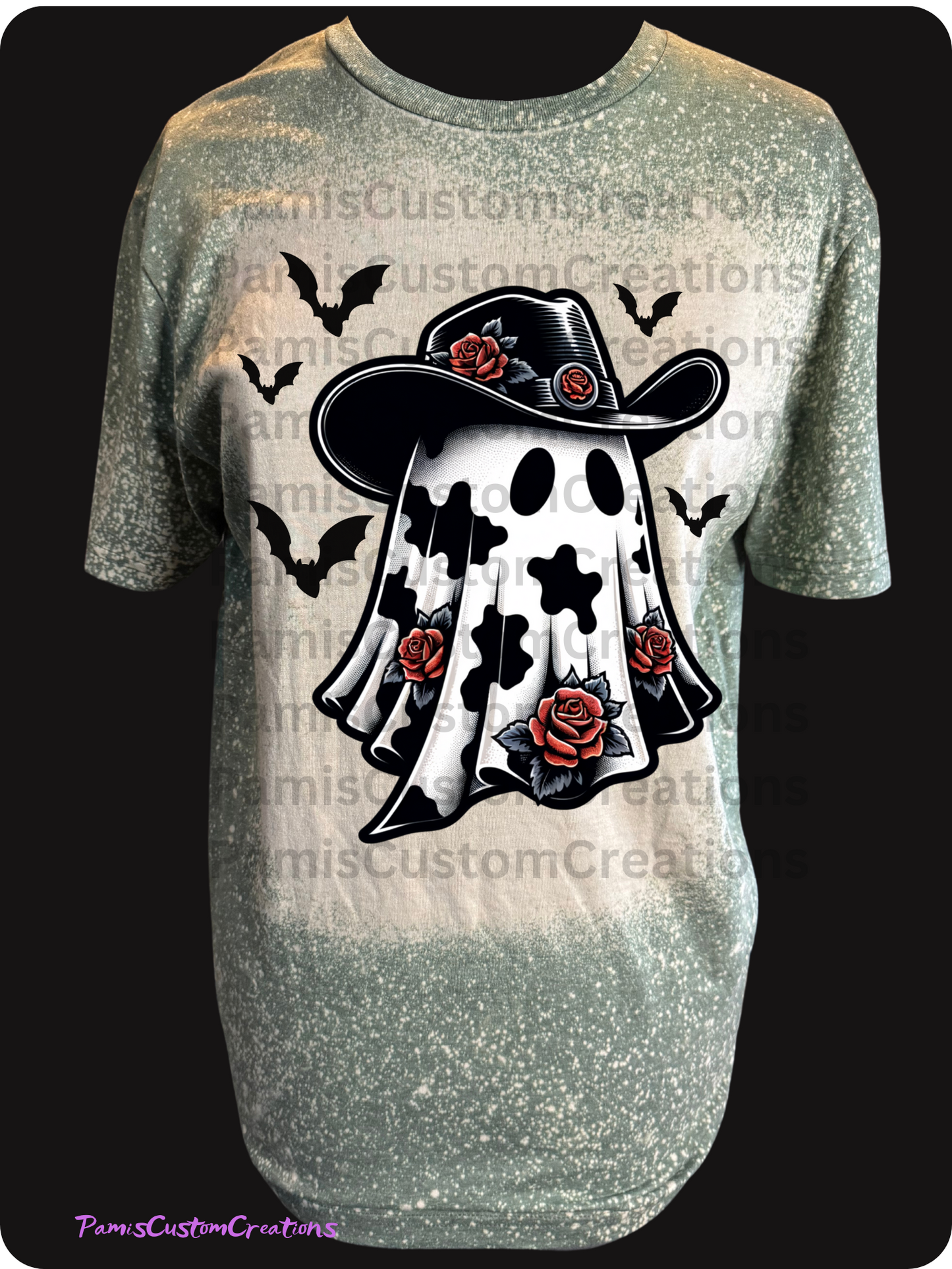 "Cow print ghost" Graphic Tee