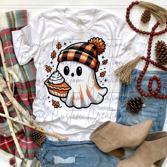 “Fall Ghost Design” Graphic Tee