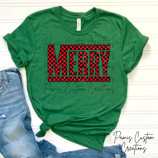 “MERRY” Graphic Tee